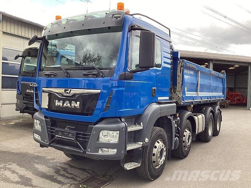 MAN TGS 35.460 8x4 Meiller Stahlkipper 3-Seiten Camion benne