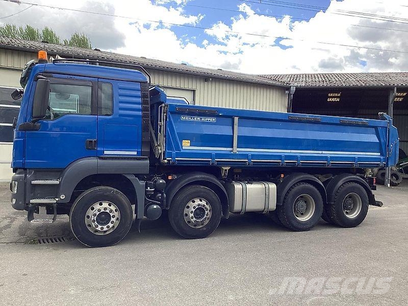 MAN TGS 35.460 8x4 Meiller Stahlkipper 3-Seiten Camion benne