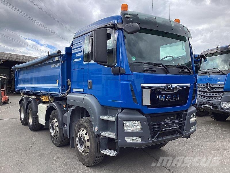 MAN TGS 35.460 8x4 Meiller Stahlkipper 3-Seiten Camion benne