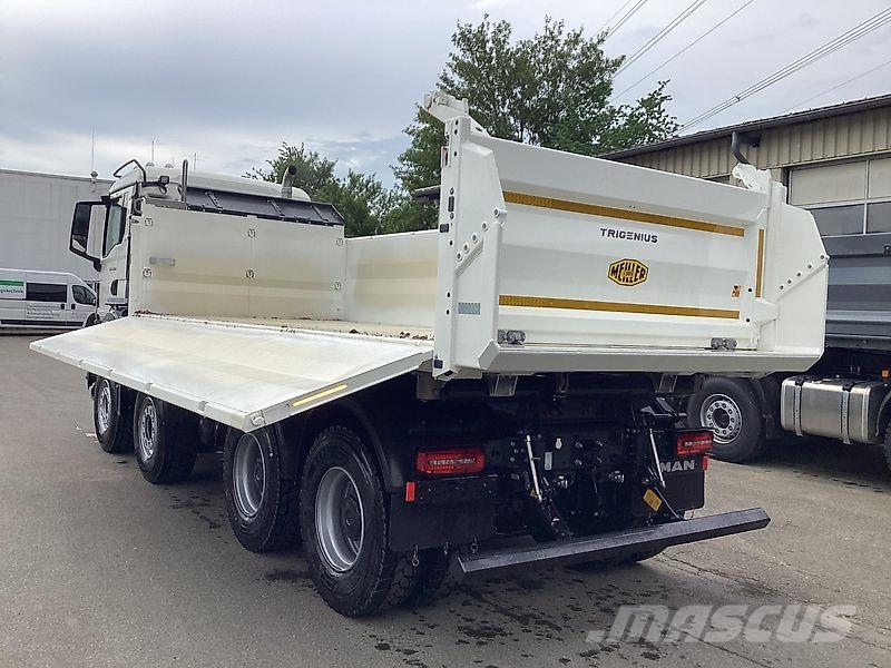 MAN TGS 35.520 8x4 BB CH Meiller Stahl Bormatik Trigen Tipper trucks