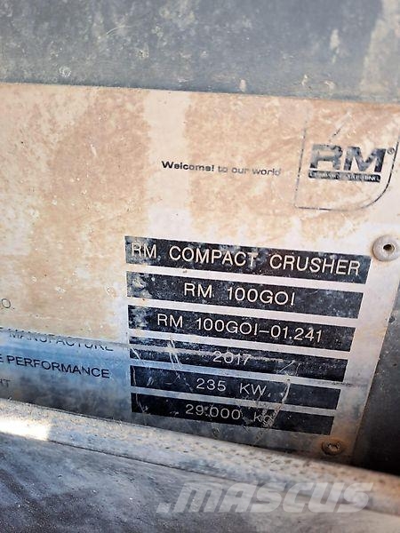 Rubble Master RM 100GO! Prallbrecher Raupenmobil Bouw - Overige