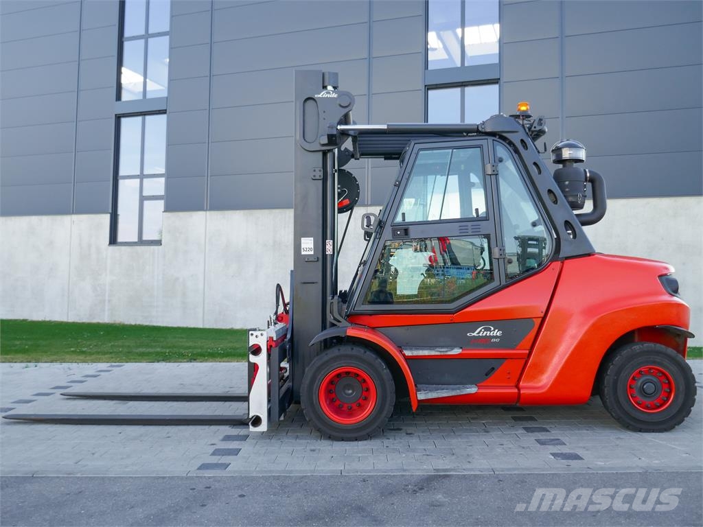 Linde H 80D-03/900 Diesel gaffeltrucks
