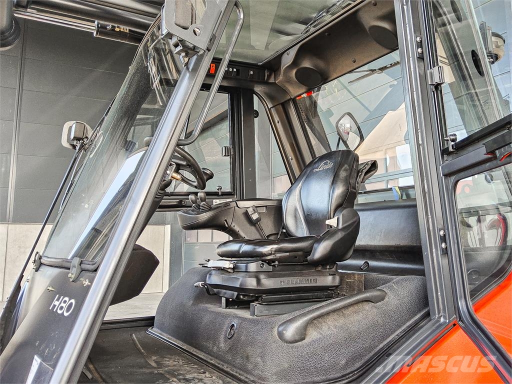 Linde H 80T/900/396 LPG gaffeltrucks