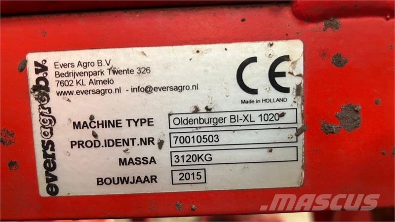 Evers Oldenburger 10.20 mtr BI-XL 1020 Gülletankwagen