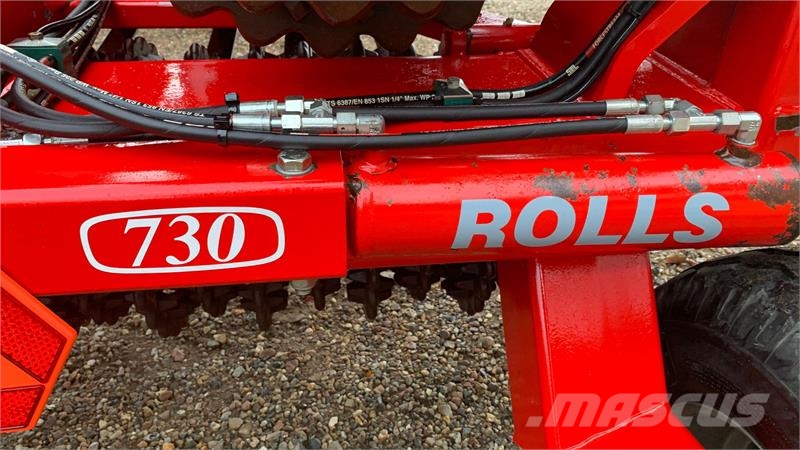 He-Va TipRoller 7,3m 550/600 mm. Cross-kill ringe Rodillos