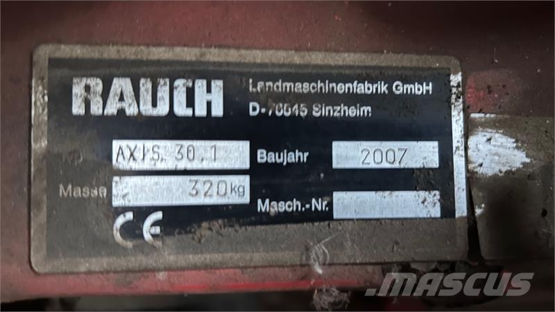 Rauch axis 30.1 Axis 30.1 med Overbygning og presenning. Разбрасыватели органических удобрений