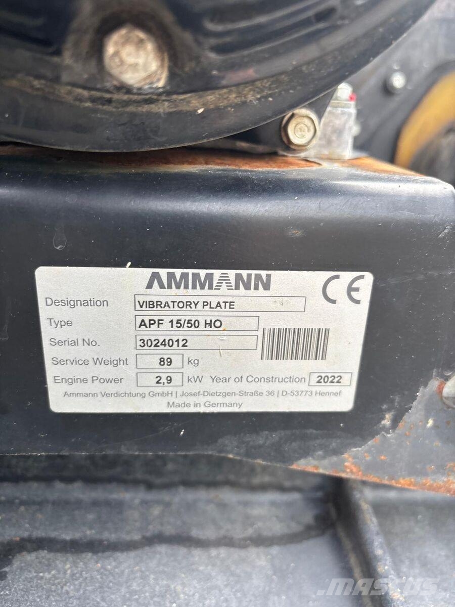 Ammann APF 15/50 Plaque vibrante