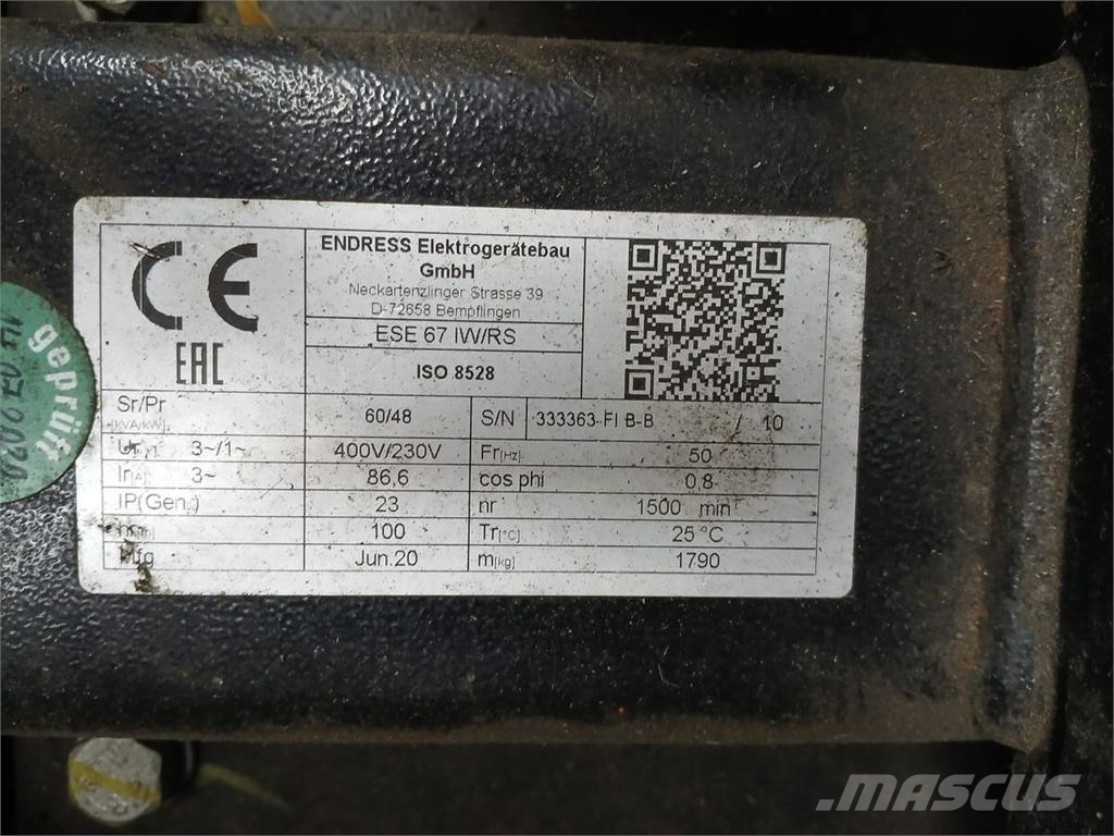 Endress ESE 67 Diesel Generatorer
