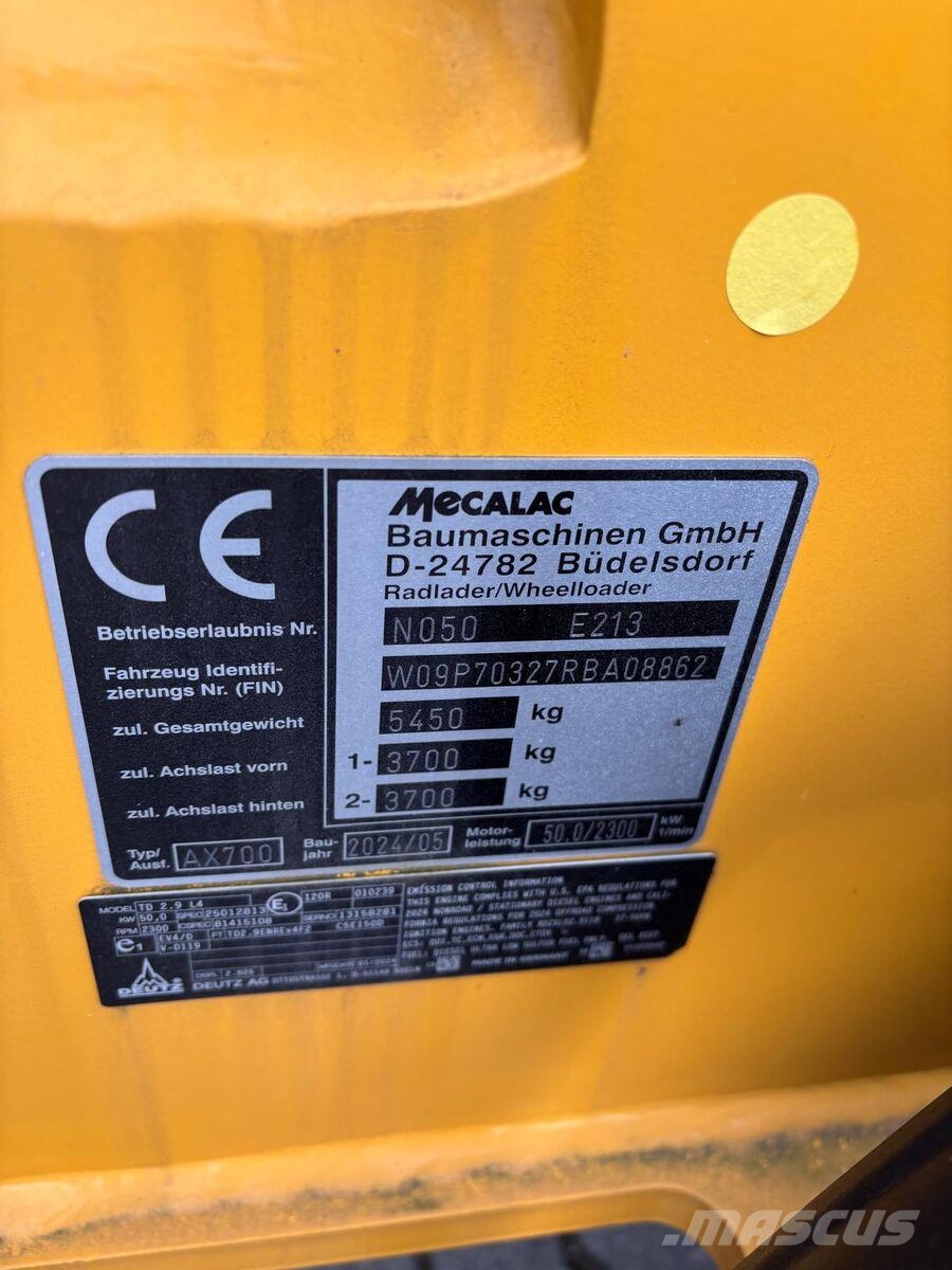 Mecalac AX 700 Teleskopski utovarivači točkaši
