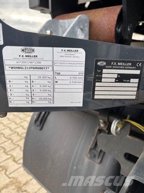 Meiller MG18-ZL 5,4 Platós / Ponyvás pótkocsik