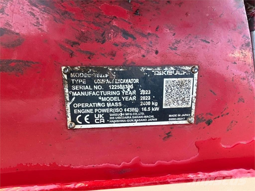 Takeuchi TB 225 V3 Mini excavators < 7t (Mini diggers)