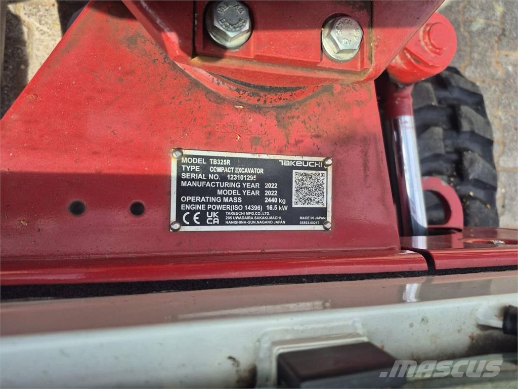 Takeuchi TB 325 V1 Mini excavators < 7t (Mini diggers)