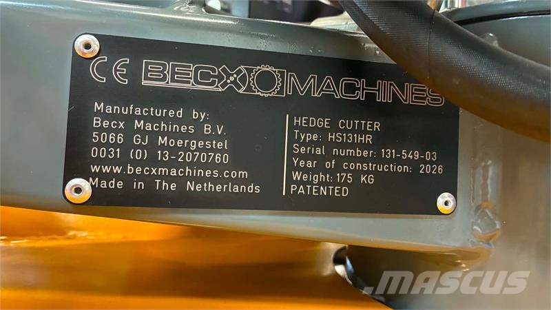 Becx HS 131HR Becx HS 131HR Landbouw - overige