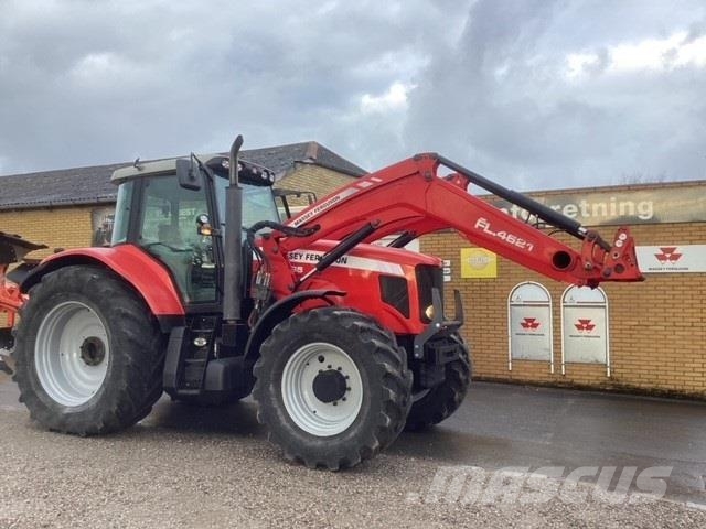 Massey Ferguson 7495 Dyna VT med MF FL4621 fr.læsser Traktori