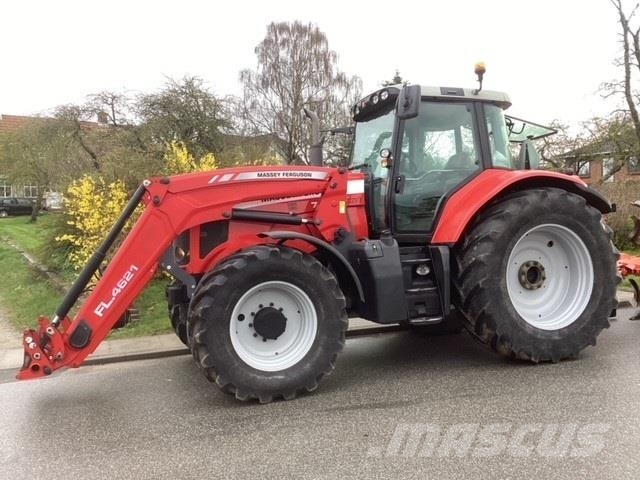 Massey Ferguson 7495 Dyna VT med MF FL4621 fr.læsser Traktori