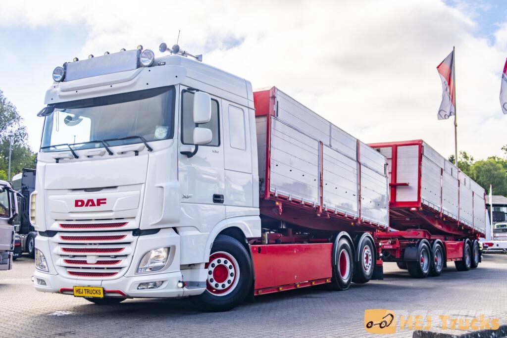 DAF XF 530 6x2 m. 3-vejs Tiplad + Kel-berg 4 Aks. Tip  Otros camiones