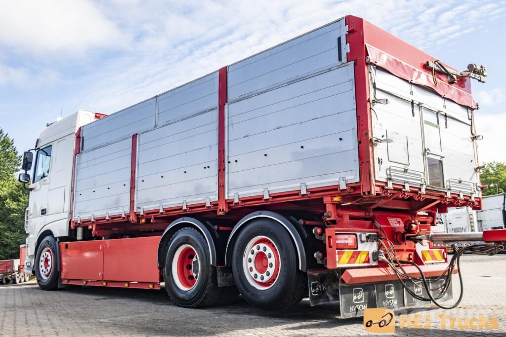 DAF XF 530 6x2 m. 3-vejs Tiplad + Kel-berg 4 Aks. Tip  Otros camiones