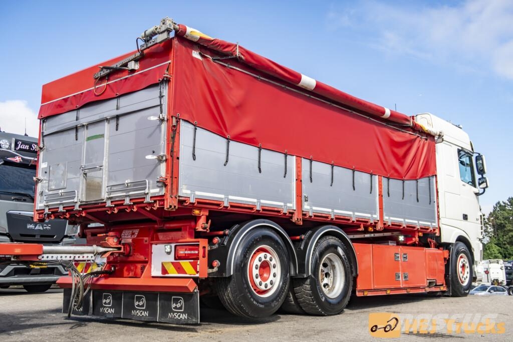 DAF XF 530 6x2 m. 3-vejs Tiplad + Kel-berg 4 Aks. Tip  Otros camiones
