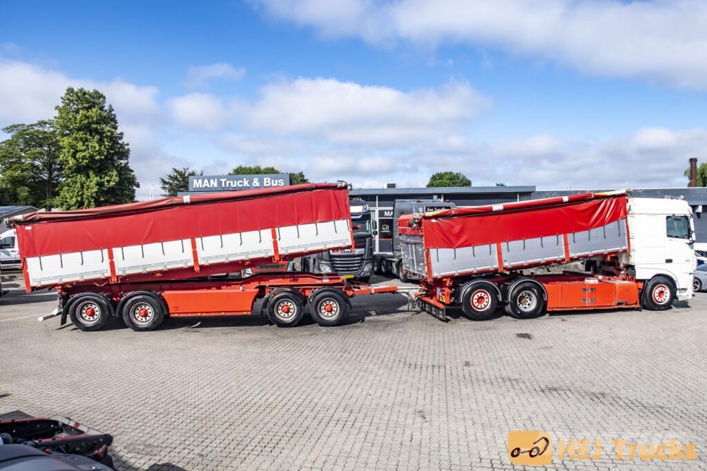 DAF XF 530 6x2 m. 3-vejs Tiplad + Kel-berg 4 Aks. Tip  Otros camiones