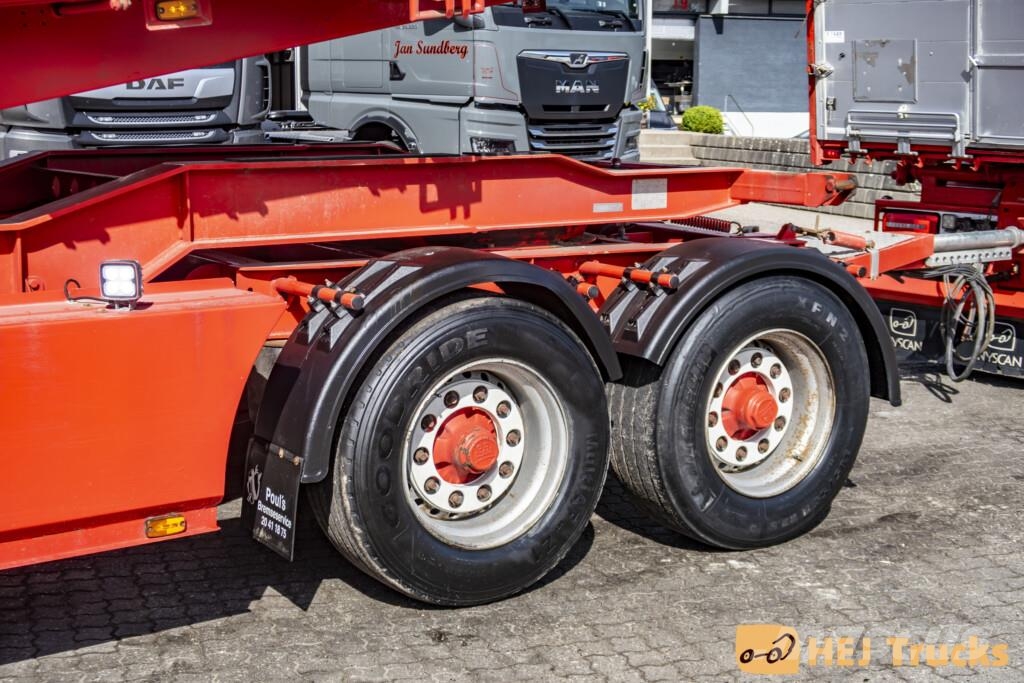 DAF XF 530 6x2 m. 3-vejs Tiplad + Kel-berg 4 Aks. Tip  Otros camiones