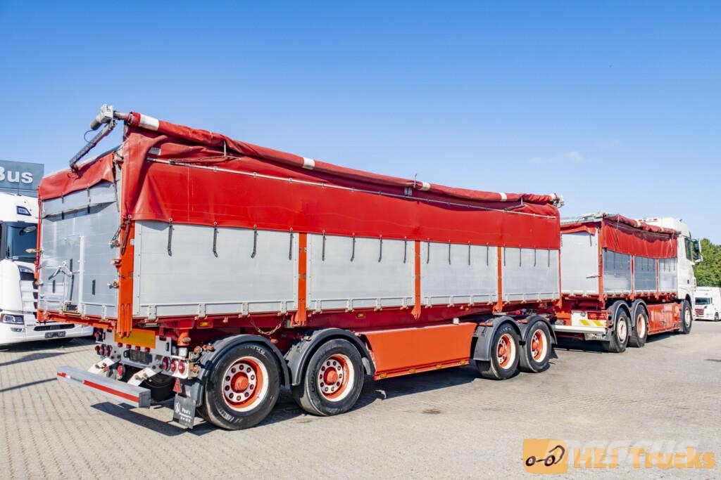 DAF XF 530 6x2 m. 3-vejs Tiplad + Kel-berg 4 Aks. Tip  Otros camiones