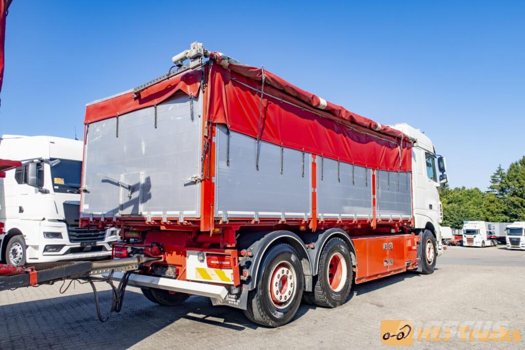 DAF XF 530 6x2 m. 3-vejs Tiplad + Kel-berg 4 Aks. Tip  Otros camiones