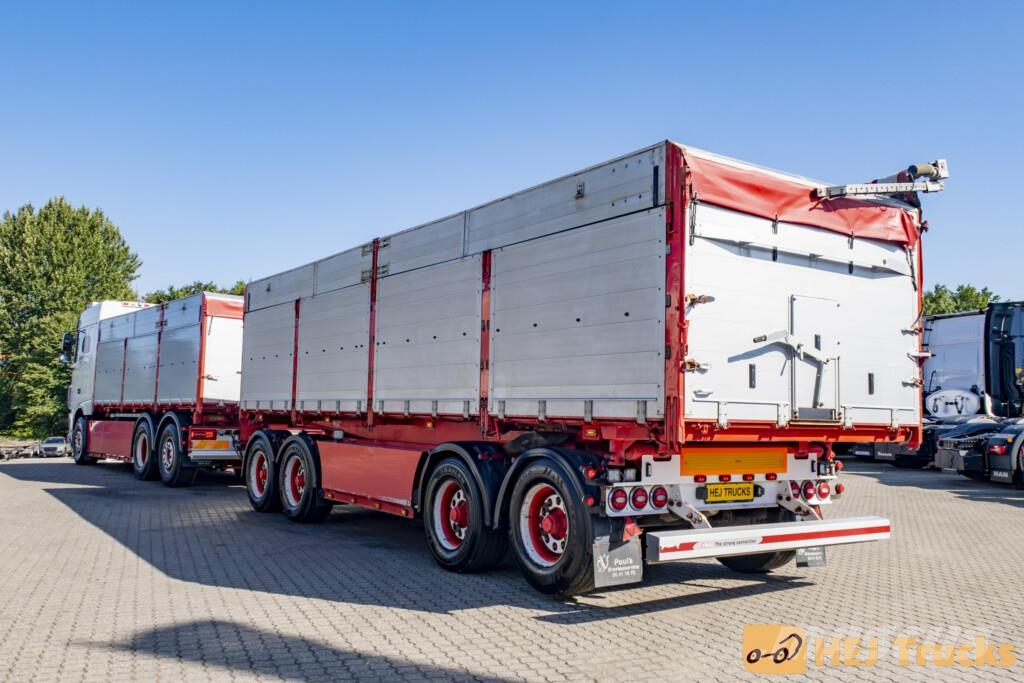 DAF XF 530 6x2 m. 3-vejs Tiplad + Kel-berg 4 Aks. Tip  Otros camiones
