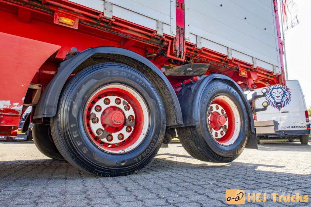 DAF XF 530 6x2 m. 3-vejs Tiplad + Kel-berg 4 Aks. Tip  Otros camiones