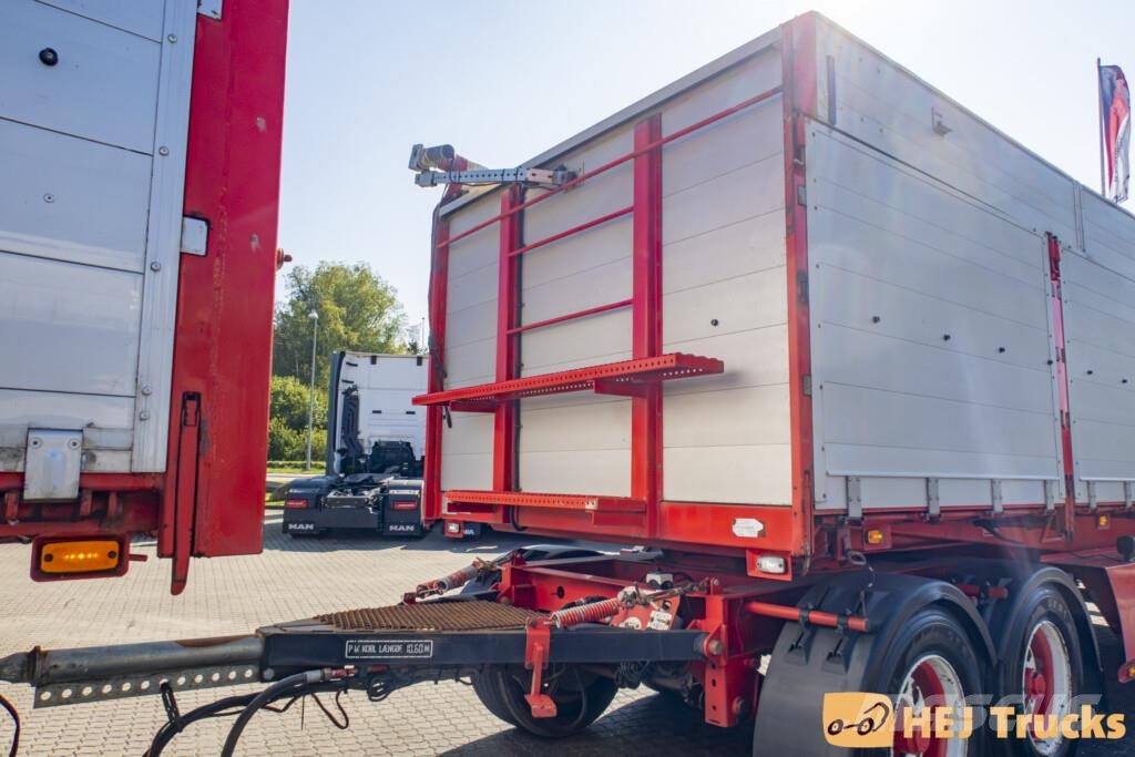 DAF XF 530 6x2 m. 3-vejs Tiplad + Kel-berg 4 Aks. Tip  Otros camiones