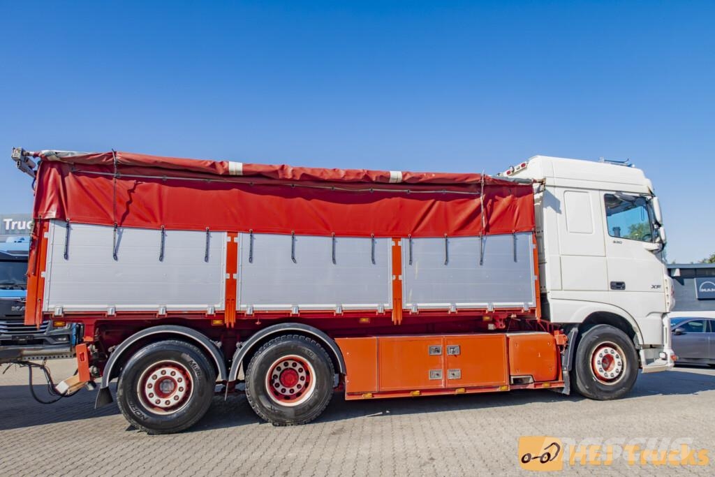 DAF XF 530 6x2 m. 3-vejs Tiplad + Kel-berg 4 Aks. Tip  Otros camiones