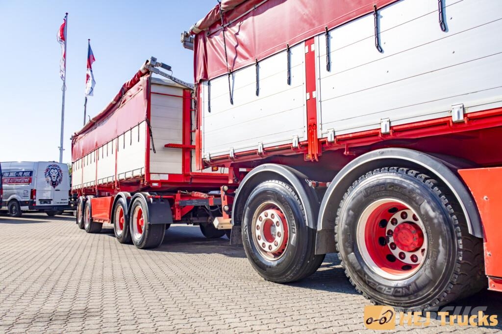 DAF XF 530 6x2 m. 3-vejs Tiplad + Kel-berg 4 Aks. Tip  Otros camiones