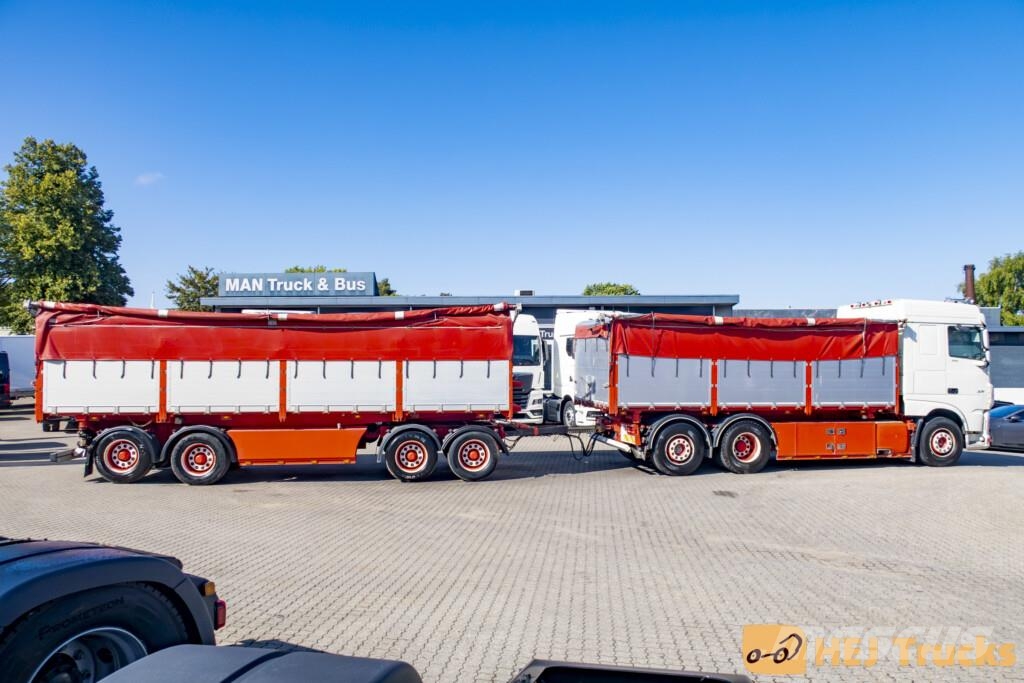 DAF XF 530 6x2 m. 3-vejs Tiplad + Kel-berg 4 Aks. Tip  Otros camiones