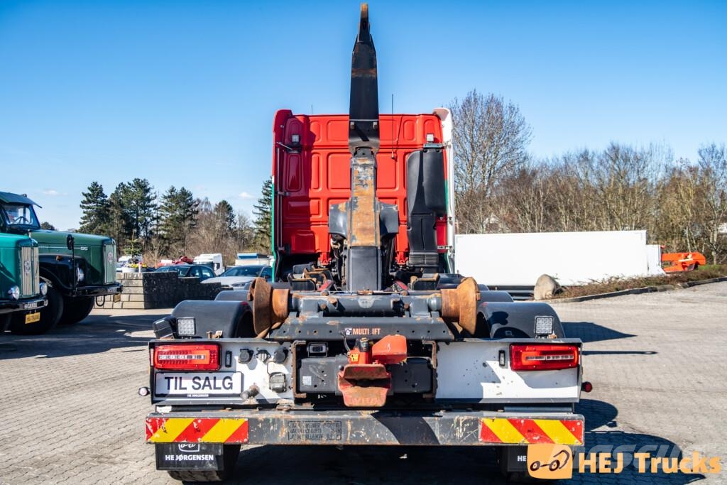 DAF XF 530 8x4/4 m. Kroghejs Vinçli kamyonlar
