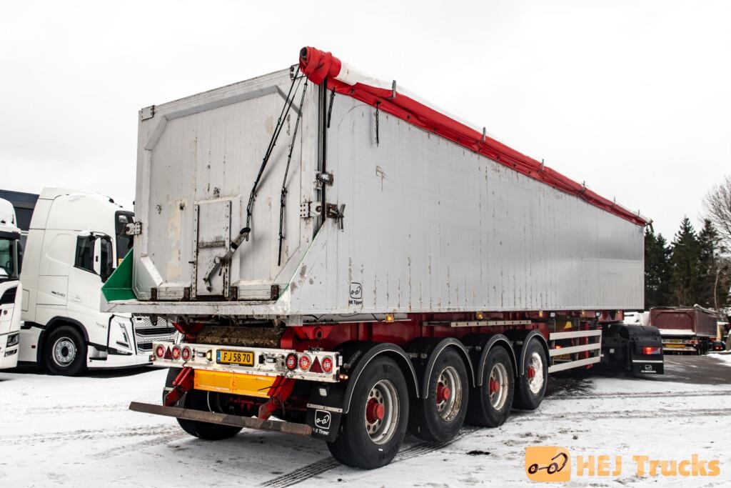 HK TIPPER 4. Aks. Alutiptrailer m. Nedfældbare side & Man. P Bañera