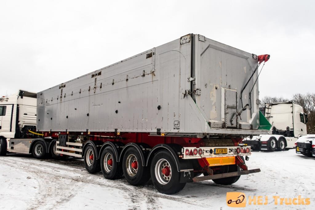 HK TIPPER 4. Aks. Alutiptrailer m. Nedfældbare side & Man. P Bañera