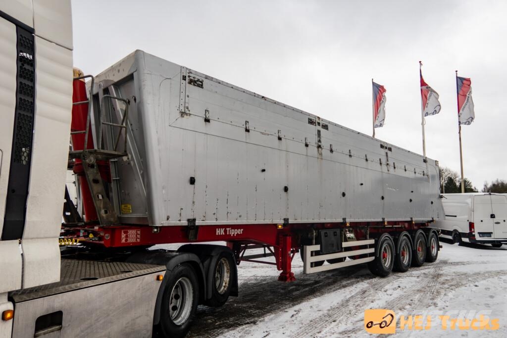HK TIPPER 4. Aks. Alutiptrailer m. Nedfældbare side & Man. P Bañera