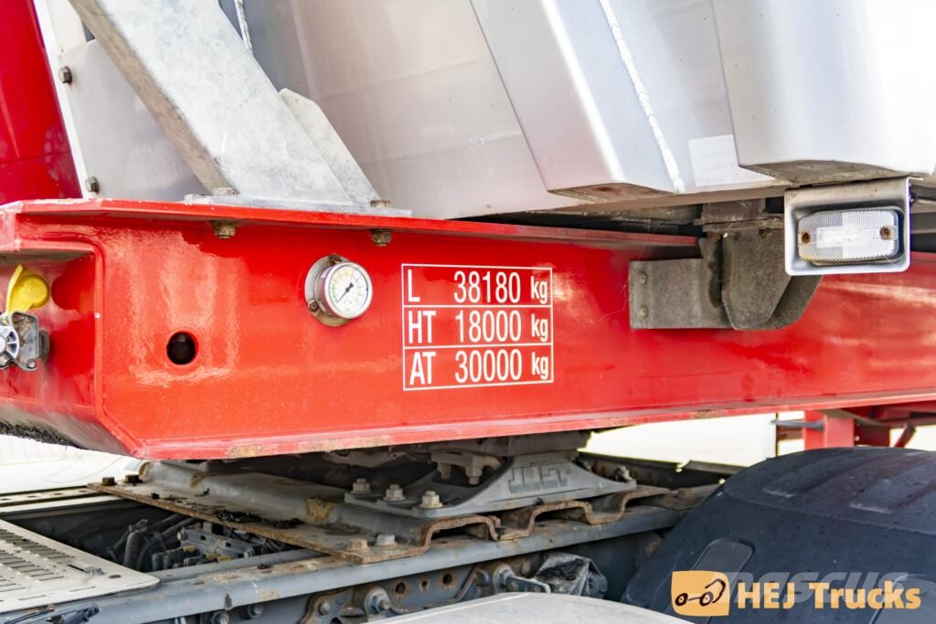 Kel-Berg HK Tipper 4 Aks. Alutiptrailer m. Kornlem Самоскиди