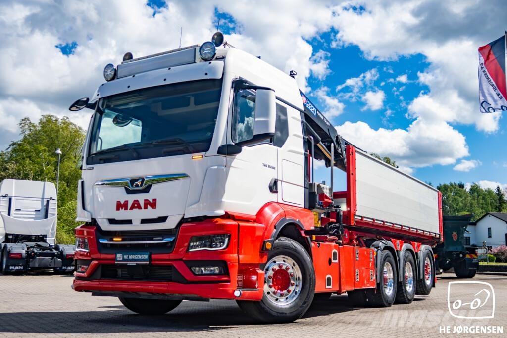 MAN TGS 35.510 8x4-4 BL CH m. Wirehejs/Kran (HMF 2820K Kranwagen