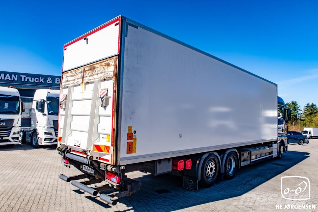 MAN TGX 26.500 6x2*4 LL m. Box/Lift Kølebil (23-paller Bakwagens met gesloten opbouw