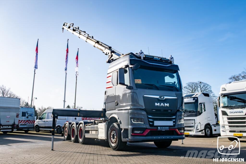 MAN TGX 35.510 8X4/4 BL CH m. Kroghejs/Kran (HMF 3220K Camiones polibrazo