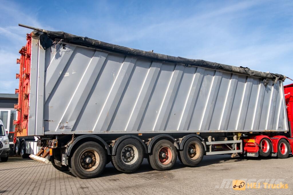 MTDK 4 Aks. Stål Tiptrailer m. Man. Presenning (71 m3) Kipper