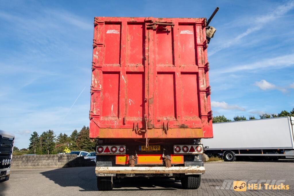 MTDK 4 Aks. Stål Tiptrailer m. Man. Presenning (71 m3) Kipper