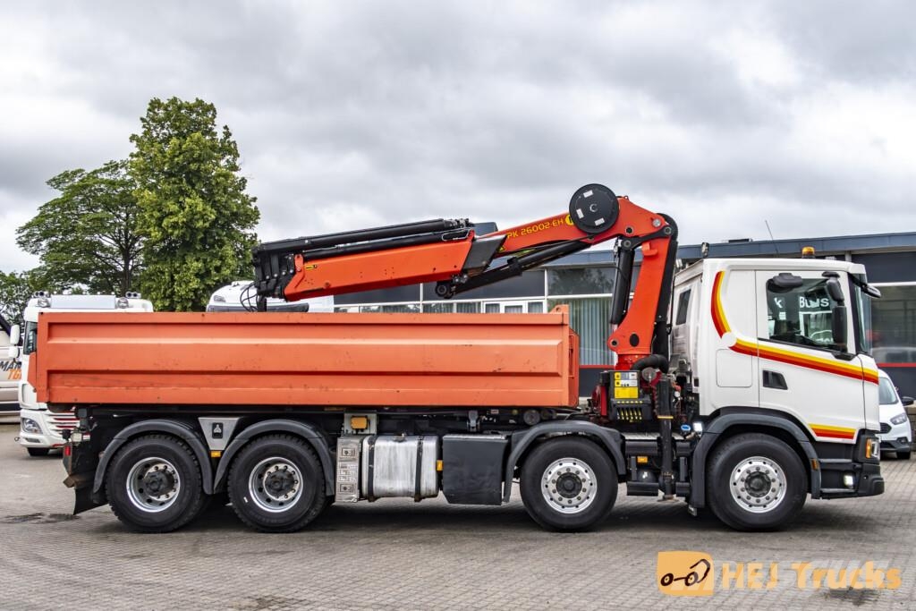 Scania G500 B8x4NB m. Wirehejs/Kran (Palfinger PK 26002 E Camiones grúa