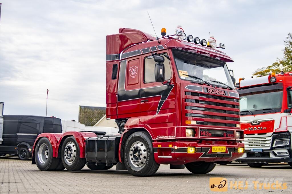 Scania R143 V8 MA6x2/4L m. Hydraulik Tegljači
