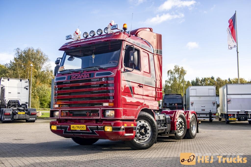 Scania R143 V8 MA6x2/4L m. Hydraulik Tegljači