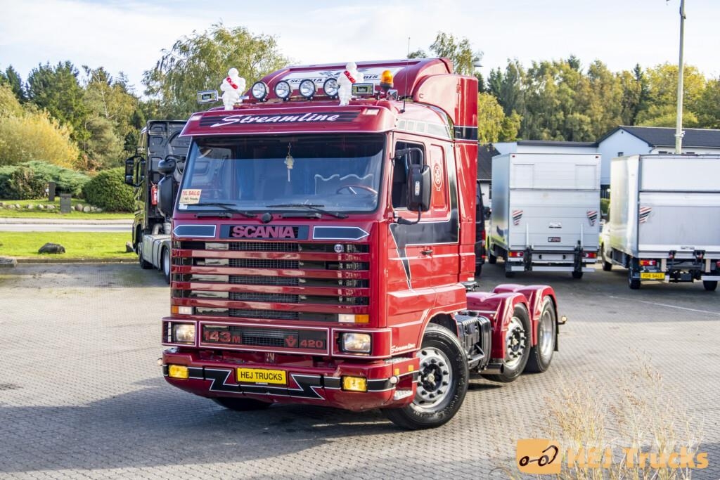 Scania R143 V8 MA6x2/4L m. Hydraulik Tegljači