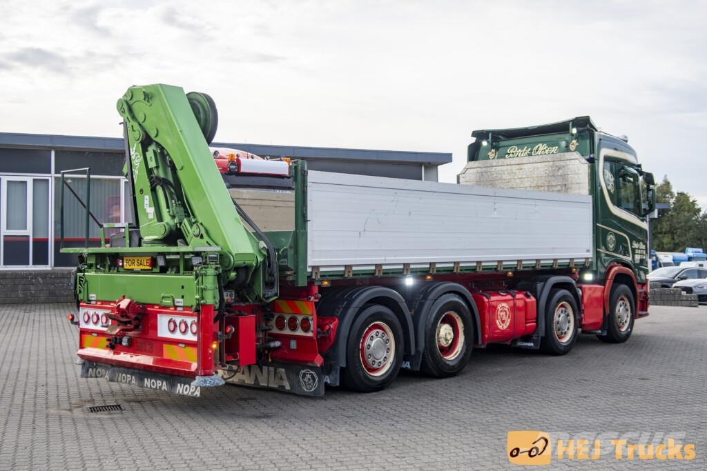 Scania R500 B8x2*6NB m. Tip/Kran (HIAB X-Hipro 232) Araç üzeri vinçler