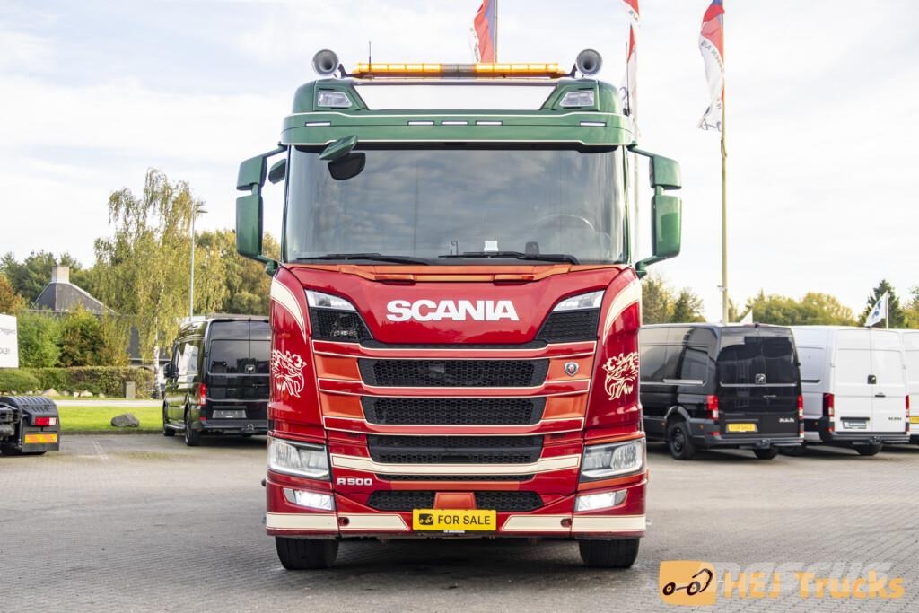 Scania R500 B8x2*6NB m. Tip/Kran (HIAB X-Hipro 232) Araç üzeri vinçler
