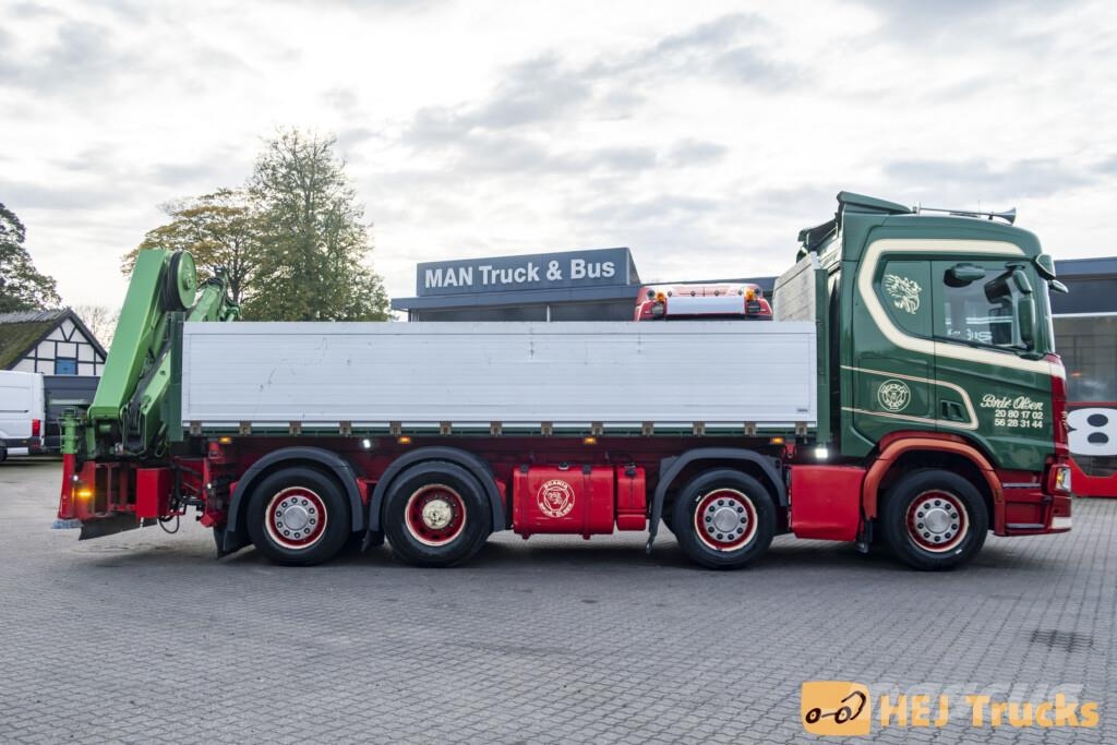 Scania R500 B8x2*6NB m. Tip/Kran (HIAB X-Hipro 232) Araç üzeri vinçler