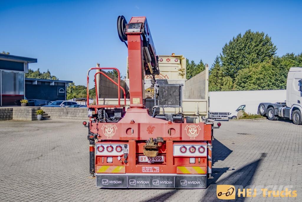 Scania T580 LB8x4*4HNB m. Wirehejs/Kran (HMF 2820K-5) Nosturiautot
